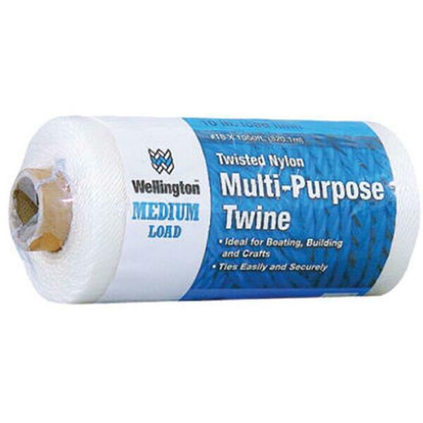 Wellington Cordage 10485 No. 18 x 1050 ft. Nylon Seine Twine Mason Line- White 190561